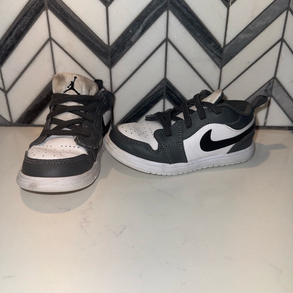 Jordan 1 Low TD – White/Black/Grey – Size 9C